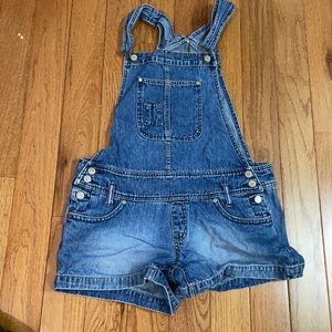 Vintage denim overalls